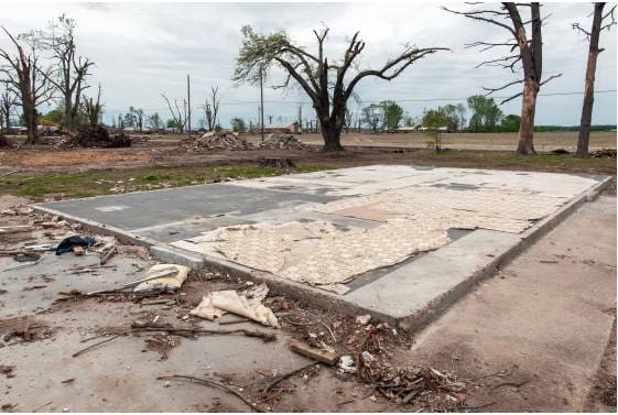 Rolling Fork is one of many communities in the Mississippi Delta that lacks a public tornado safe room, according to an NBC News survey.Rory Doyle for NBC News